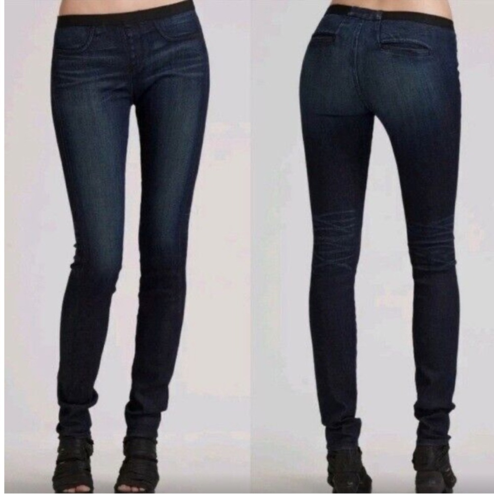 Helmut Lang Indigo Skinny Jean Leggings EUC